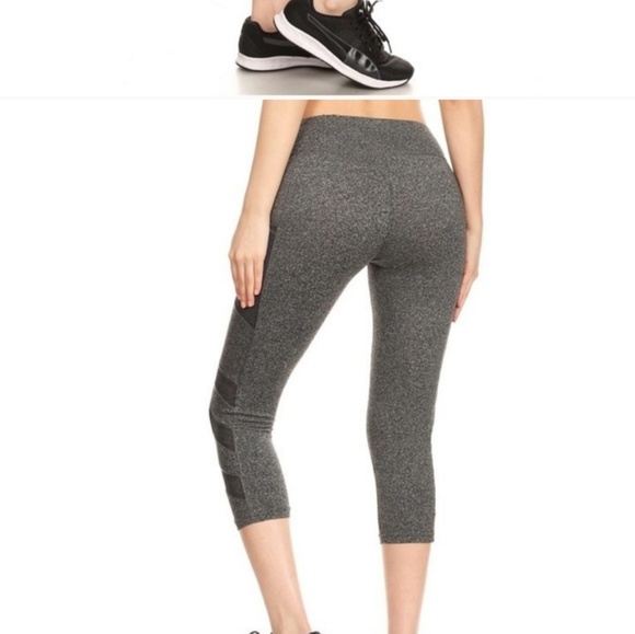 Gray Capri Leggins - Picture 5 of 6